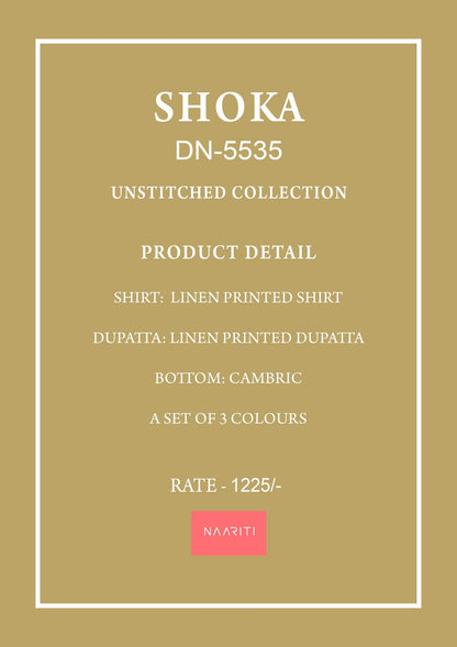 Shoka Naariti Linen Pant Style Suits Manufacturer India