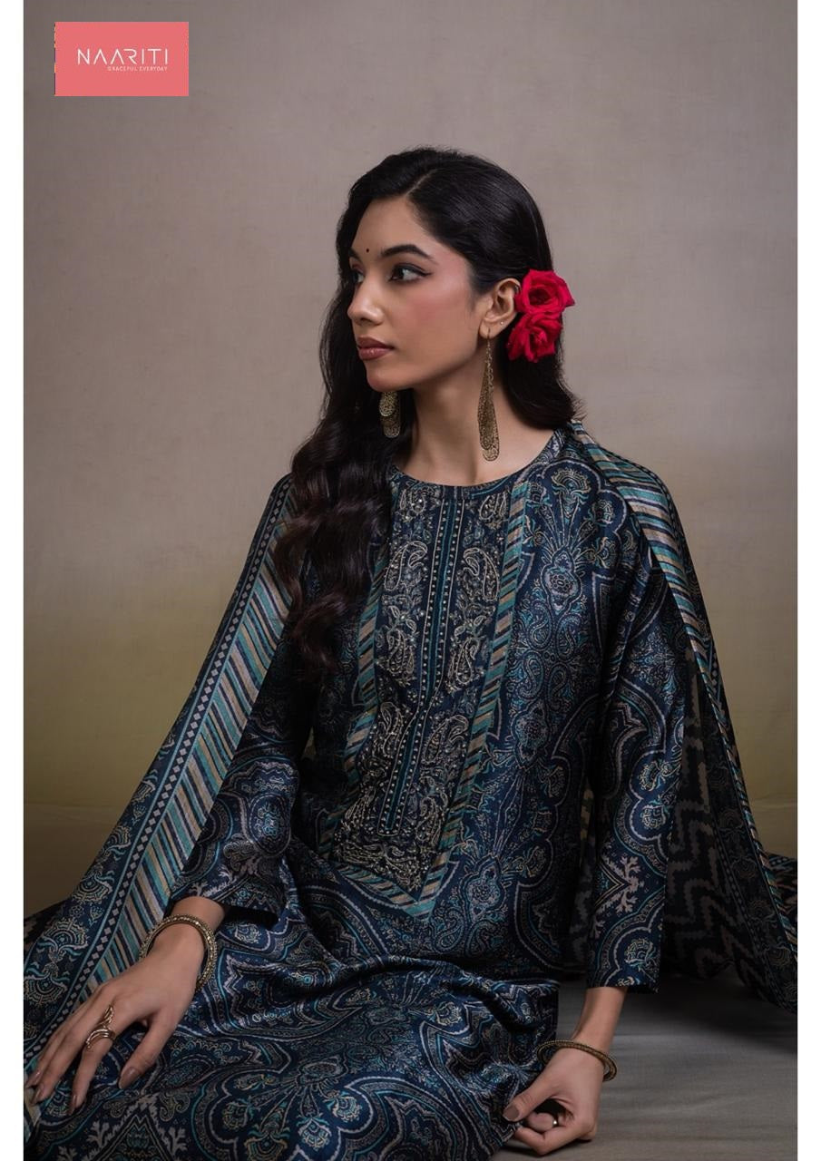 Shonima Naariti Pure Silk Pant Style Suits Wholesaler Ahmedabad