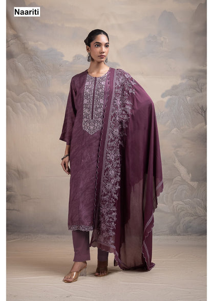 Shora Naariti Muslin Pant Style Suits Wholesale Price