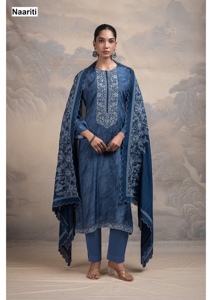 Shora Naariti Muslin Pant Style Suits Wholesale Price