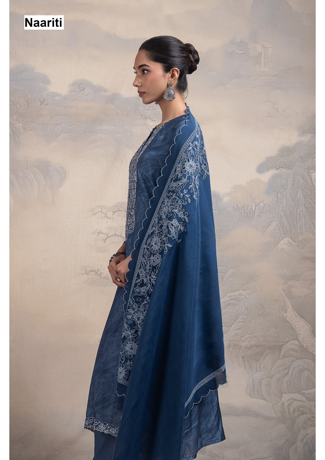 Shora Naariti Muslin Pant Style Suits Wholesale Price
