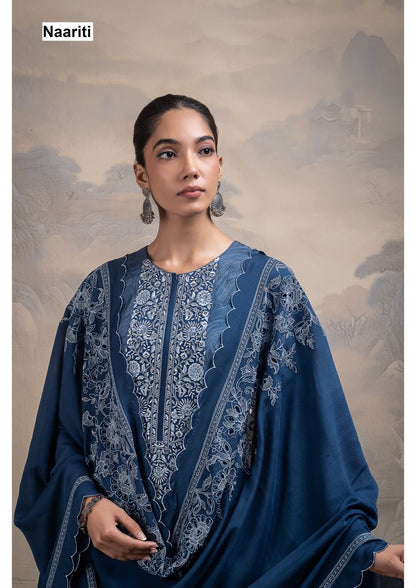 Shora Naariti Muslin Pant Style Suits Wholesale Price