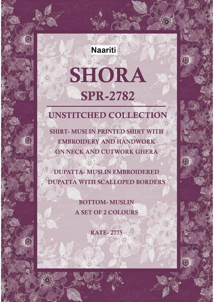 Shora Naariti Muslin Pant Style Suits Wholesale Price