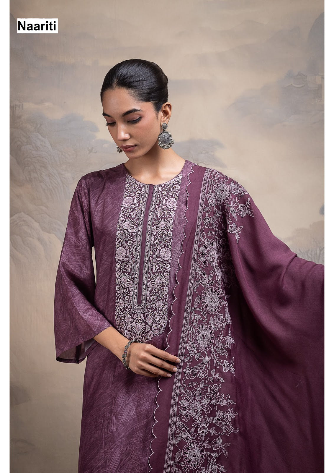 Shora Naariti Muslin Pant Style Suits Wholesale Price