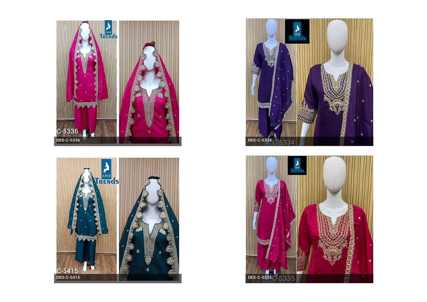 Short Kali 2025 Kaya Roman Readymade Plazzo Style Suits Supplier India