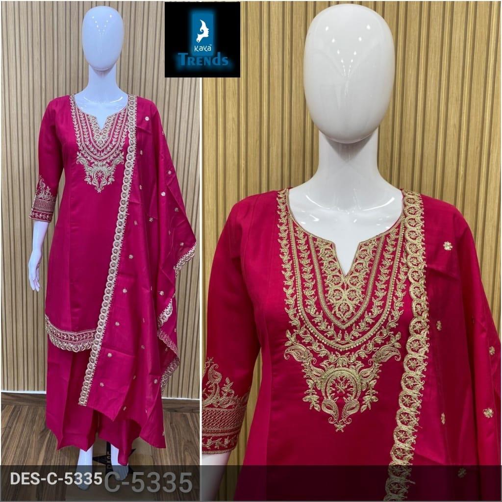 Short Kali 2025 Kaya Roman Readymade Plazzo Style Suits Supplier India