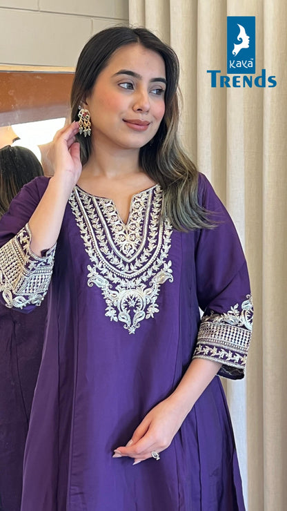 Short Kali 2025 Kaya Roman Readymade Plazzo Style Suits Supplier India