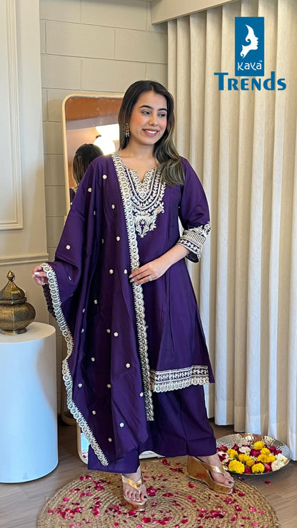 Short Kali 2025 Kaya Roman Readymade Plazzo Style Suits Supplier India