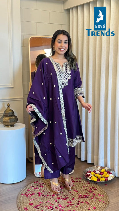 Short Kali 2025 Kaya Roman Readymade Plazzo Style Suits Supplier India