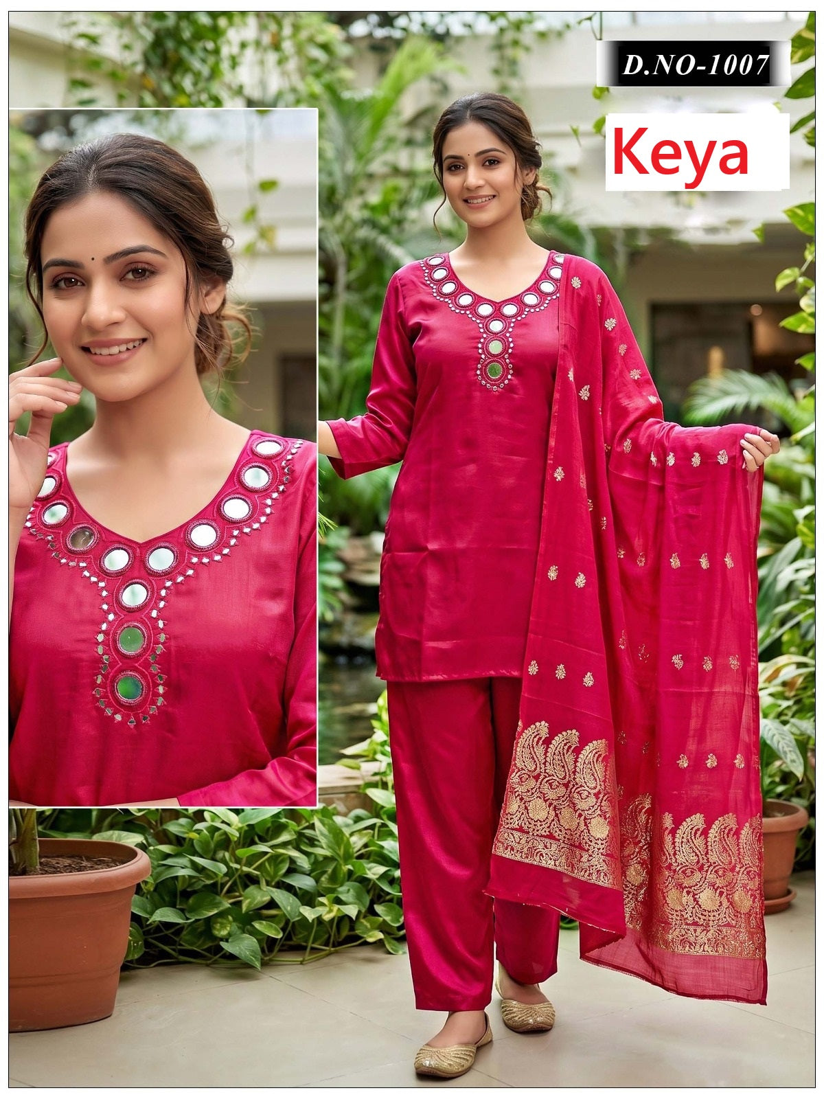 Short Kurti 2408 Keya Roman Readymade Suits Exporter Ahmedabad
