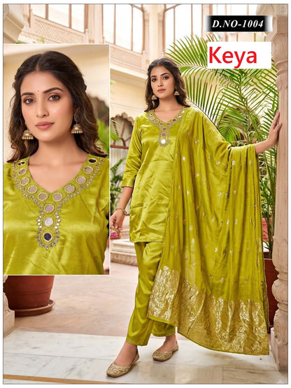 Short Kurti 2408 Keya Roman Readymade Suits Exporter Ahmedabad