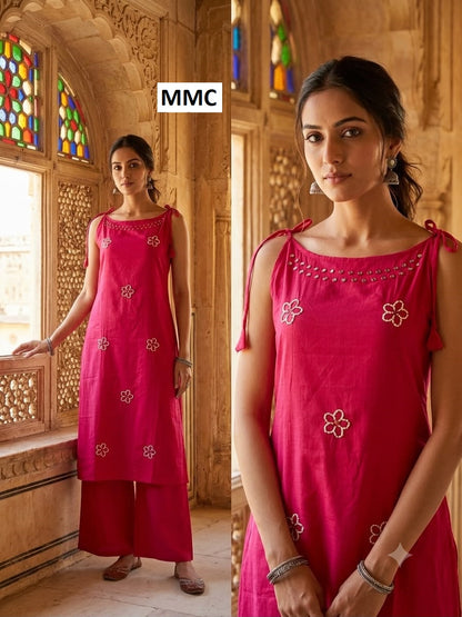 Shoulder Ties 0807 Mmc Vatican Co Ord Set Manufacturer India