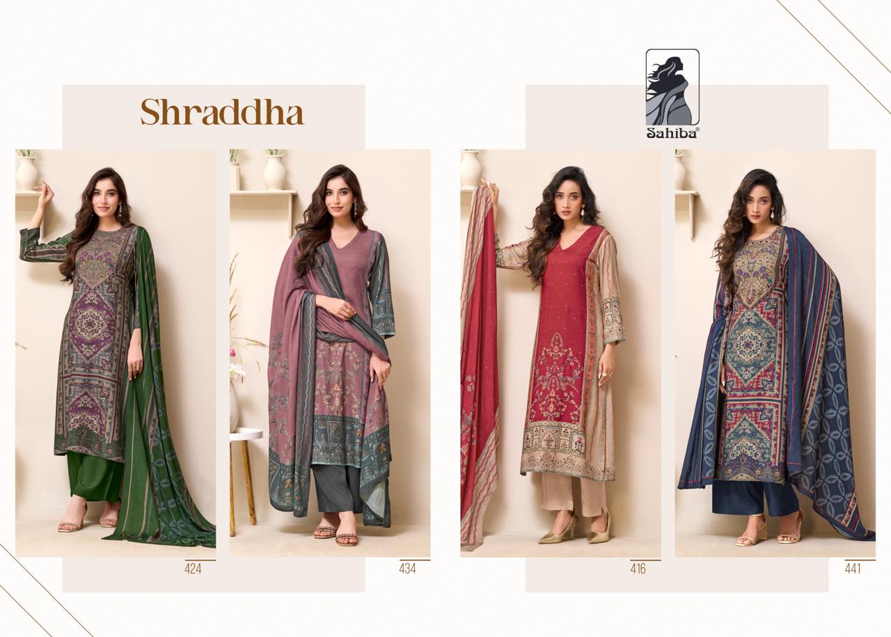 Shraddha Sahiba Pashmina Suits Supplier India