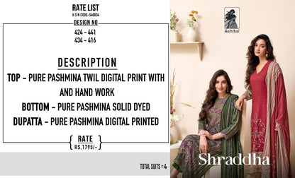 Shraddha Sahiba Pashmina Suits Supplier India