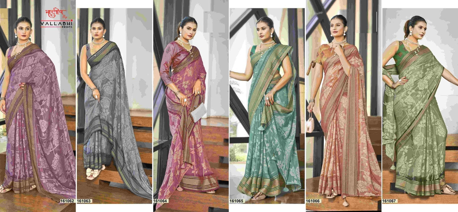Shravasti Vallabhi Prints Brasso Sarees Wholesaler Ahmedabad