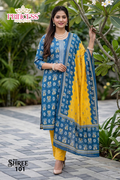 Shree Princess Creation Readymade Pant Style Suits Manufacturer Gujarat