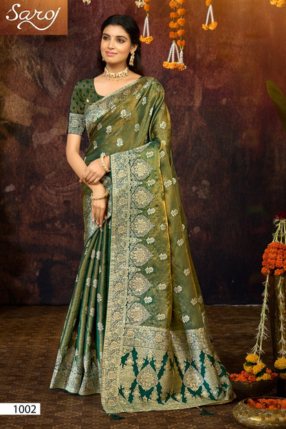 Shreeparna Satin Saroski Vol 1 Saroj Sarees Wholesale Price