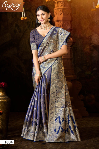 Shreeparna Satin Saroski Vol 1 Saroj Sarees Wholesale Price
