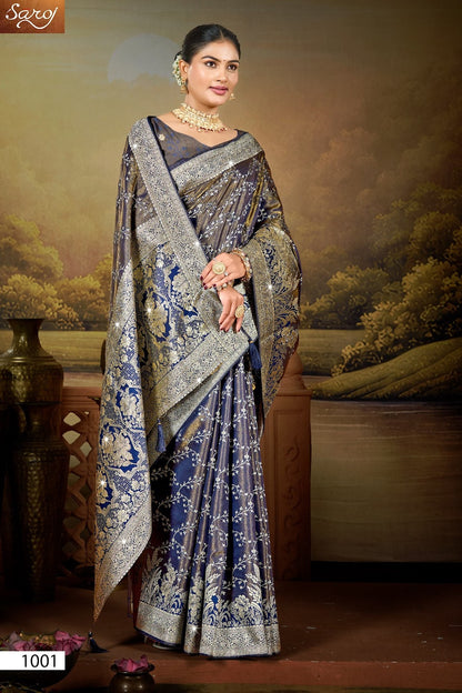 Shreeparna Satin Saroski Vol 2 Saroj Sarees Manufacturer India