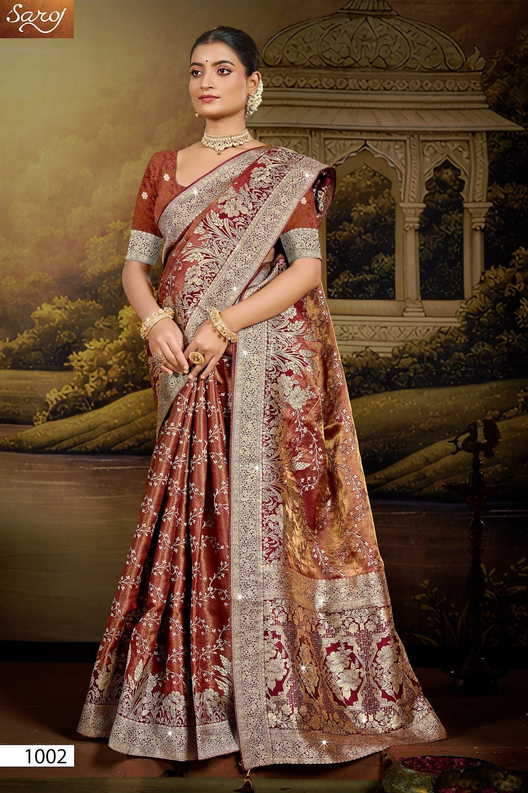 Shreeparna Satin Saroski Vol 2 Saroj Sarees Manufacturer India