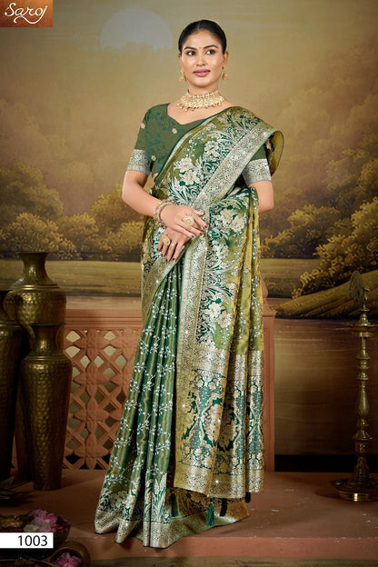 Shreeparna Satin Saroski Vol 2 Saroj Sarees Manufacturer India