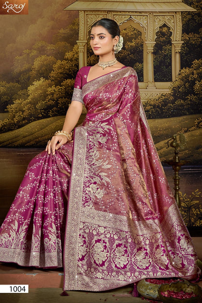 Shreeparna Satin Saroski Vol 2 Saroj Sarees Manufacturer India