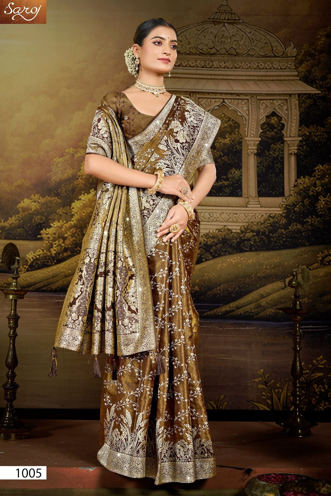 Shreeparna Satin Saroski Vol 2 Saroj Sarees Manufacturer India