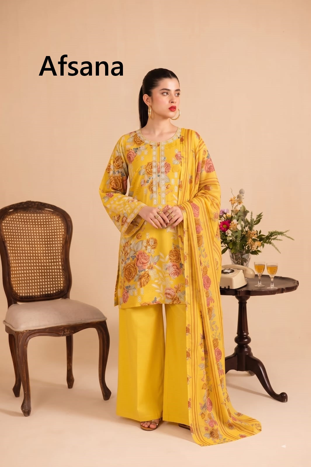 Shreya Afsana Lawn Pakistani Readymade Suits Manufacturer Gujarat
