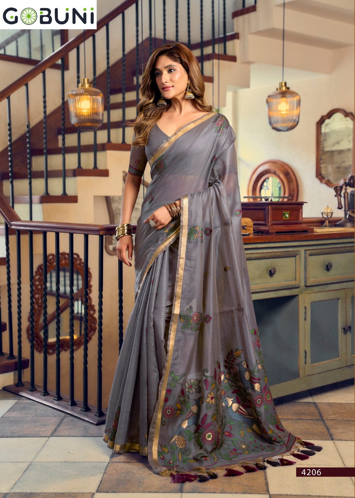 Shreya Gobuni Sarees Wholesale Rate