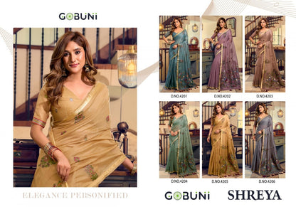 Shreya Gobuni Sarees Wholesale Rate