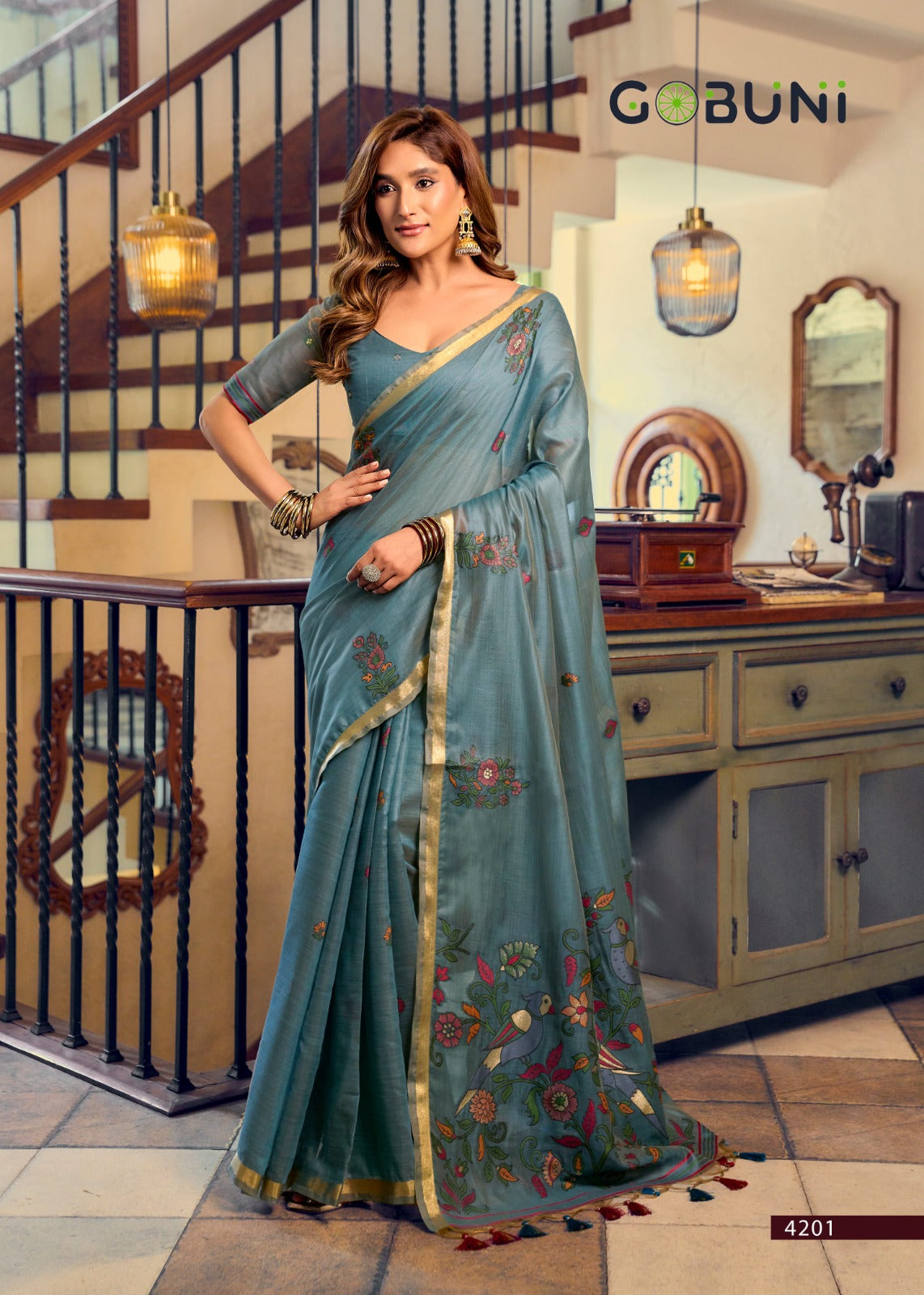 Shreya Gobuni Sarees Wholesale Rate