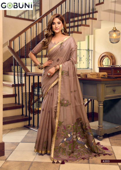 Shreya Gobuni Sarees Wholesale Rate