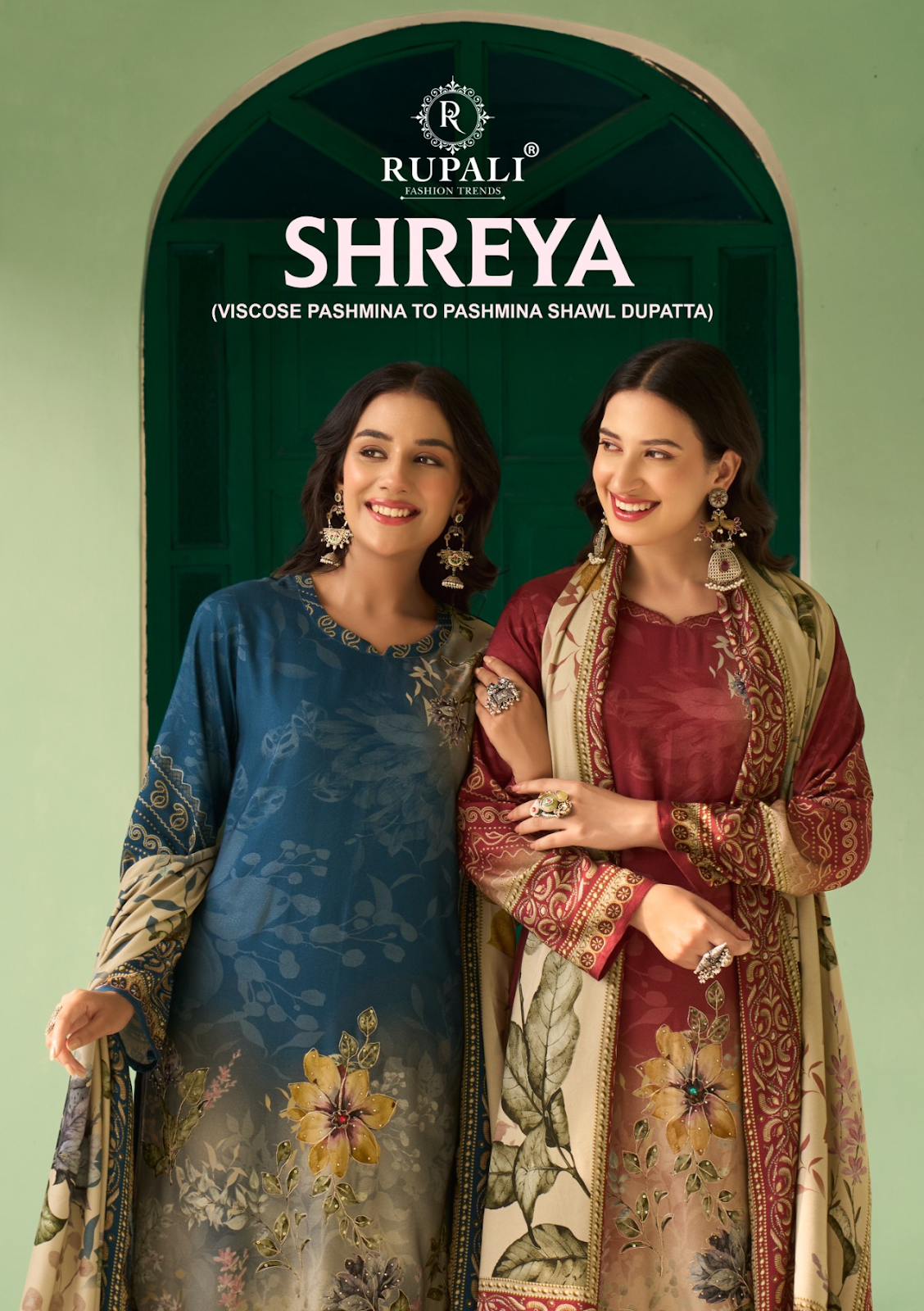 Shreya Rupali Viscose Pashmina Suits Exporter