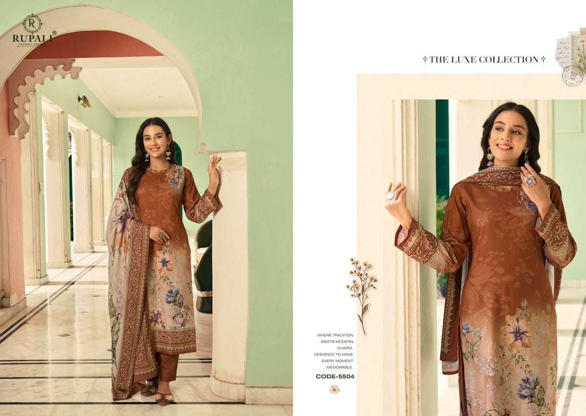 Shreya Rupali Viscose Pashmina Suits Exporter