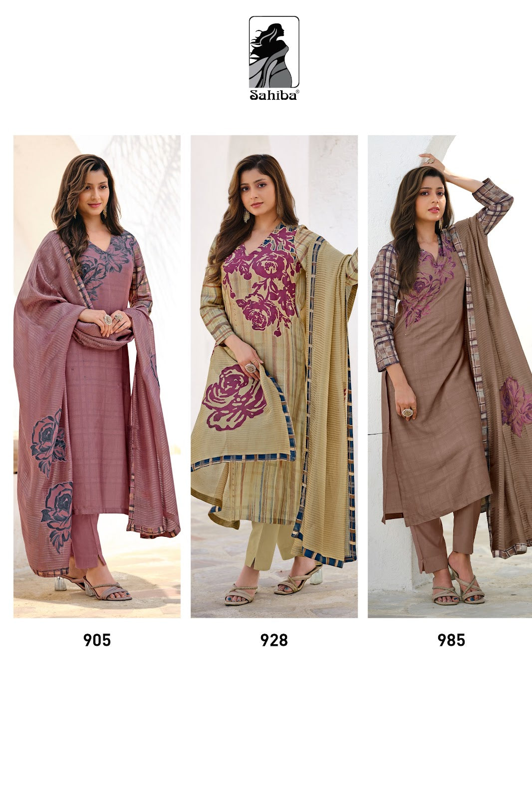 Shreya Sahiba Viscose Simmer Pant Style Suits Exporter India