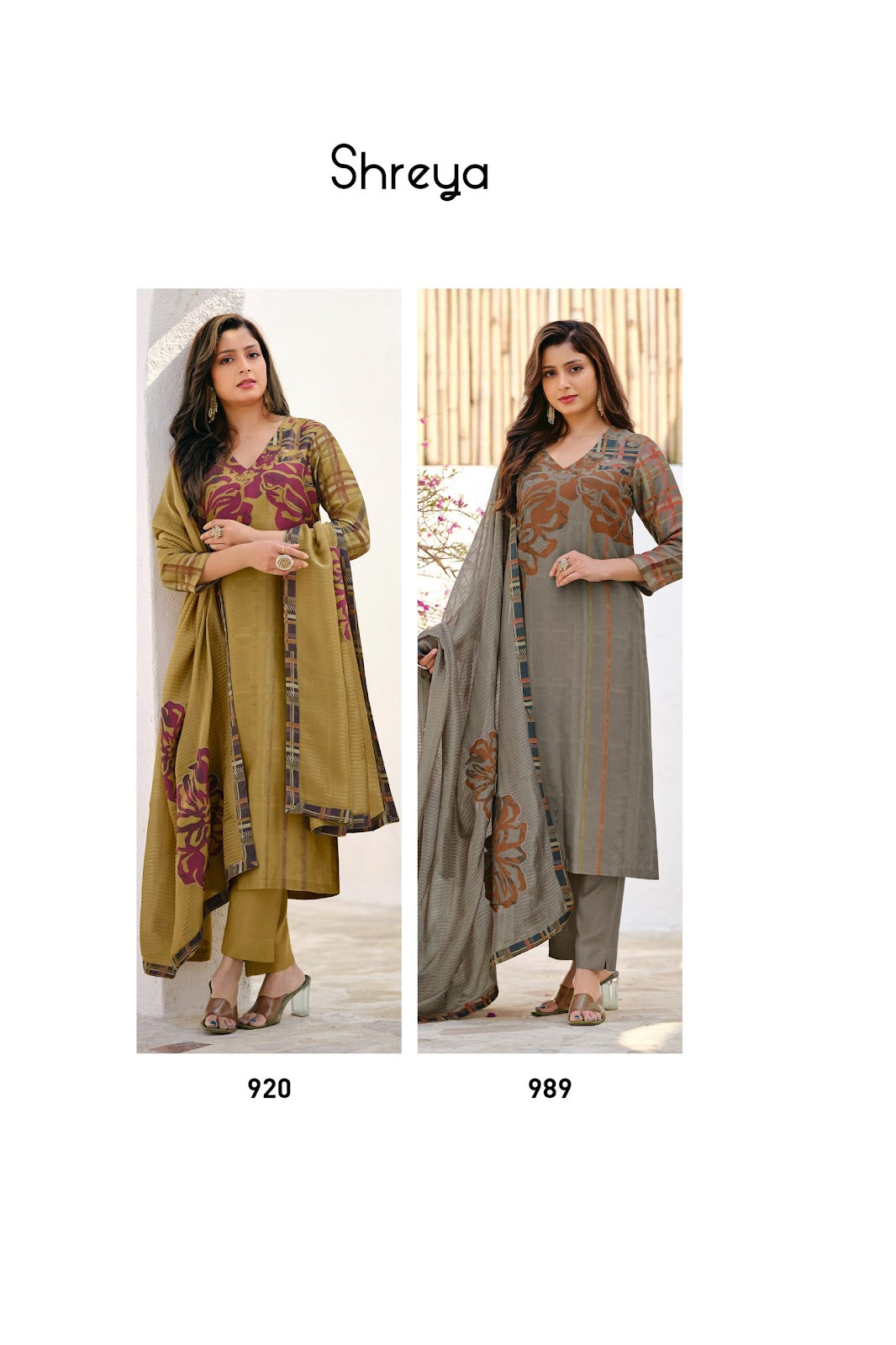 Shreya Sahiba Viscose Simmer Pant Style Suits Exporter India