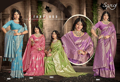 Shreya Silk Vol 3 Saroj Sarees Wholesaler Ahmedabad