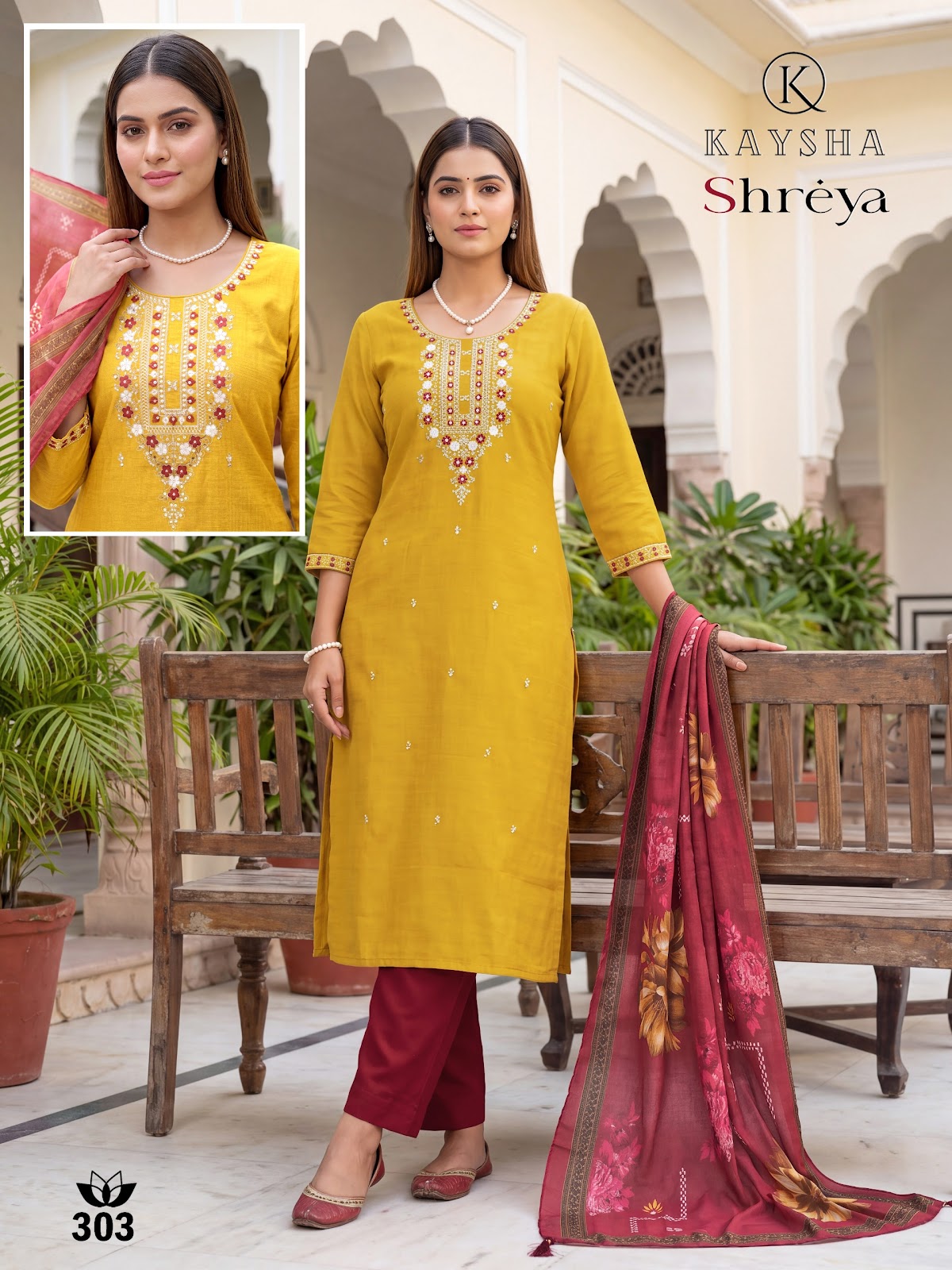 Shreya Vol 3 Kysa Vertican Readymade Pant Style Suits Wholesaler Gujarat