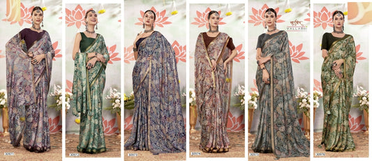 Shridha Vallabhi Prints Chiffon Sarees Manufacturer India