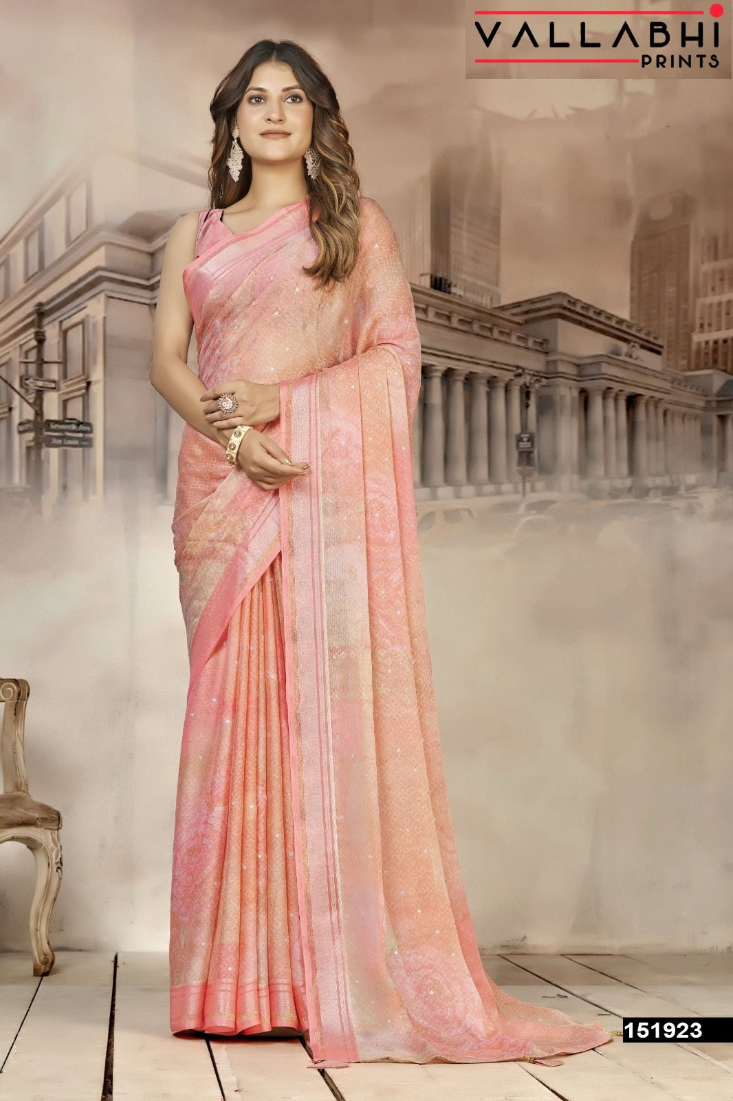 Shridha Vol 16 Vallabhi Prints Georgette Sarees Manufacturer India