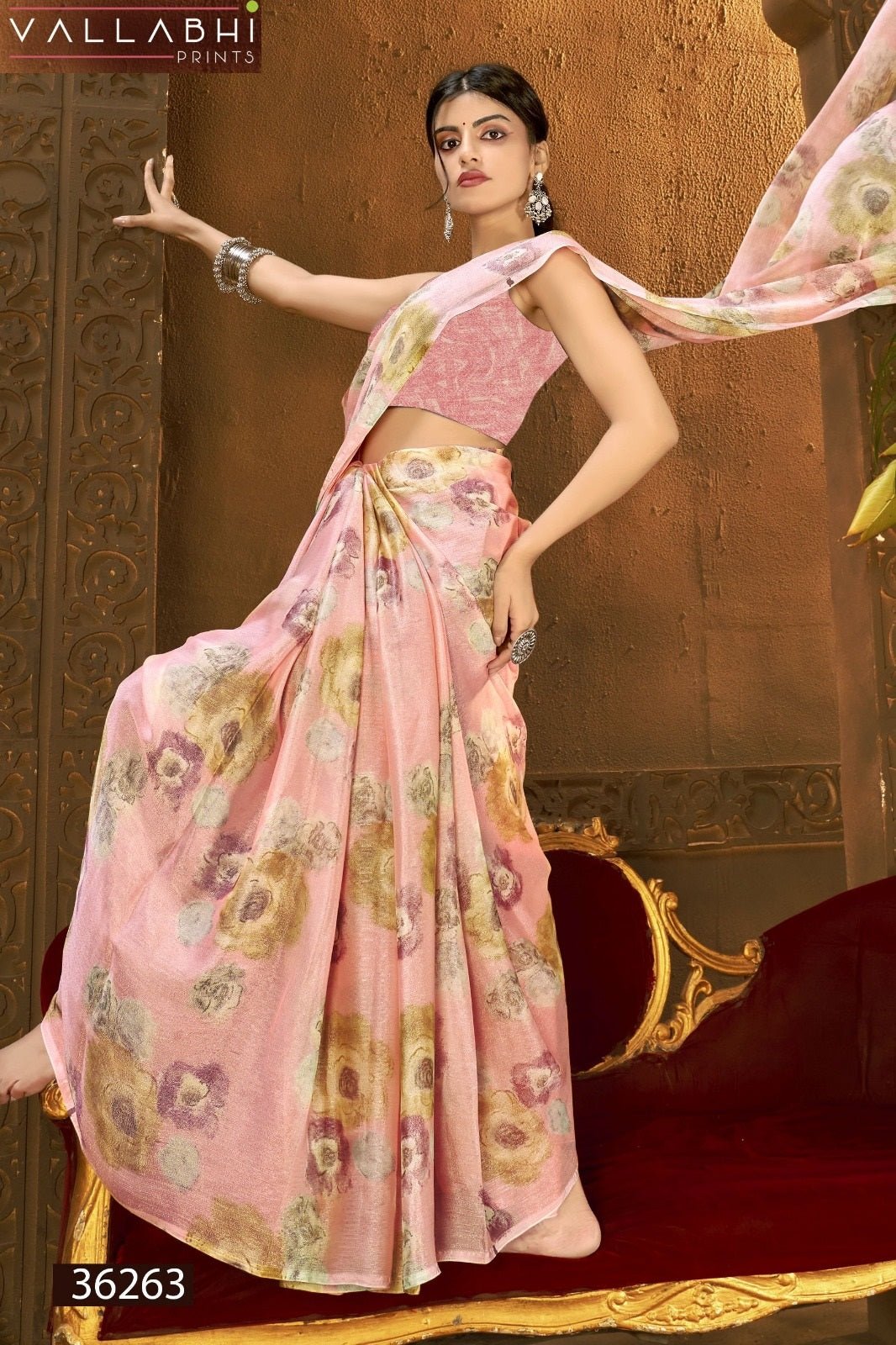 Shrilia Vol 2 Vallabhi Prints Georgette Sarees Wholesale