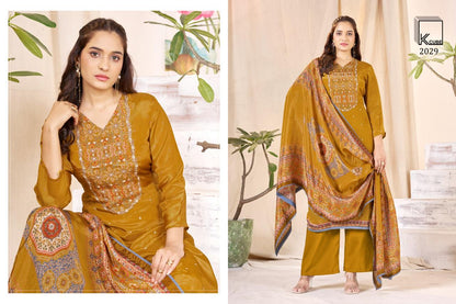 Shringar 2029 K Cube Ho Silk Plazzo Style Suits Exporter Gujarat