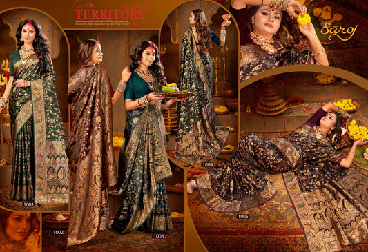 Shrinidhi Satin Saroski Vol 1 Saroj Silk Sarees Exporter India