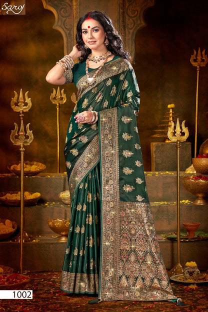 Shrinidhi Satin Saroski Vol 2 Saroj Silk Sarees Supplier India