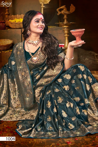Shrinidhi Satin Saroski Vol 2 Saroj Silk Sarees Supplier India