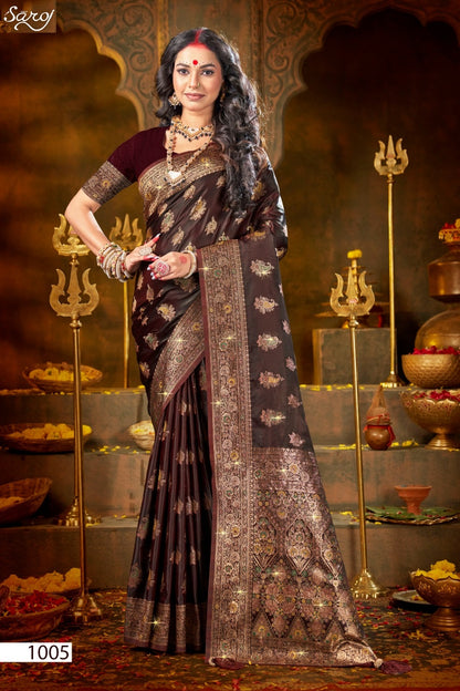 Shrinidhi Satin Saroski Vol 2 Saroj Silk Sarees Supplier India