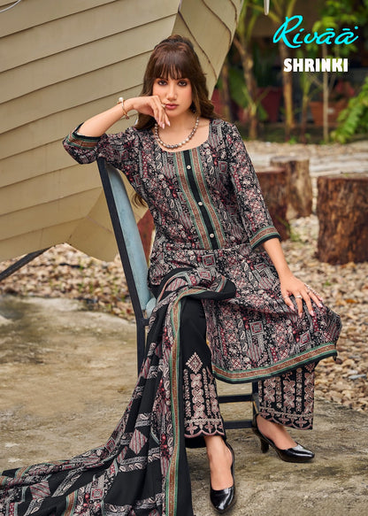 Shrinki Rivaa Pashmina Suits Wholesale