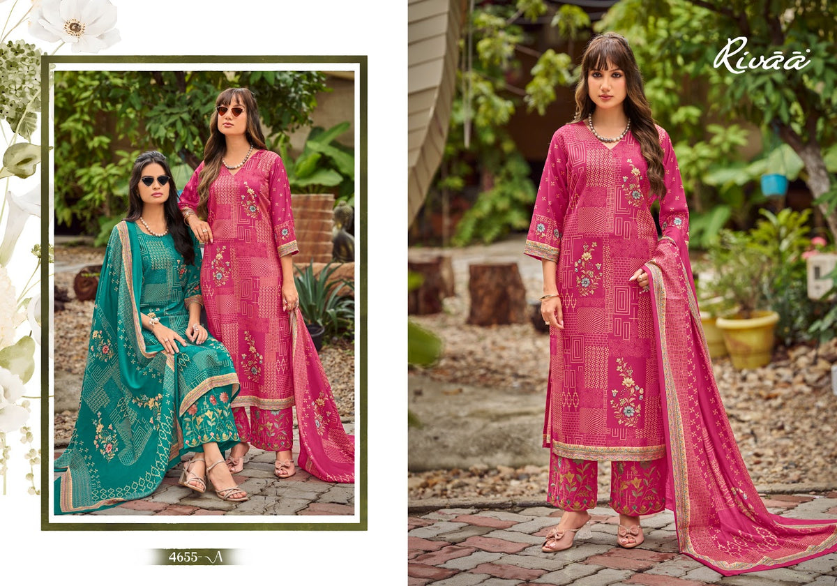 Shrinki Rivaa Pashmina Suits Wholesale