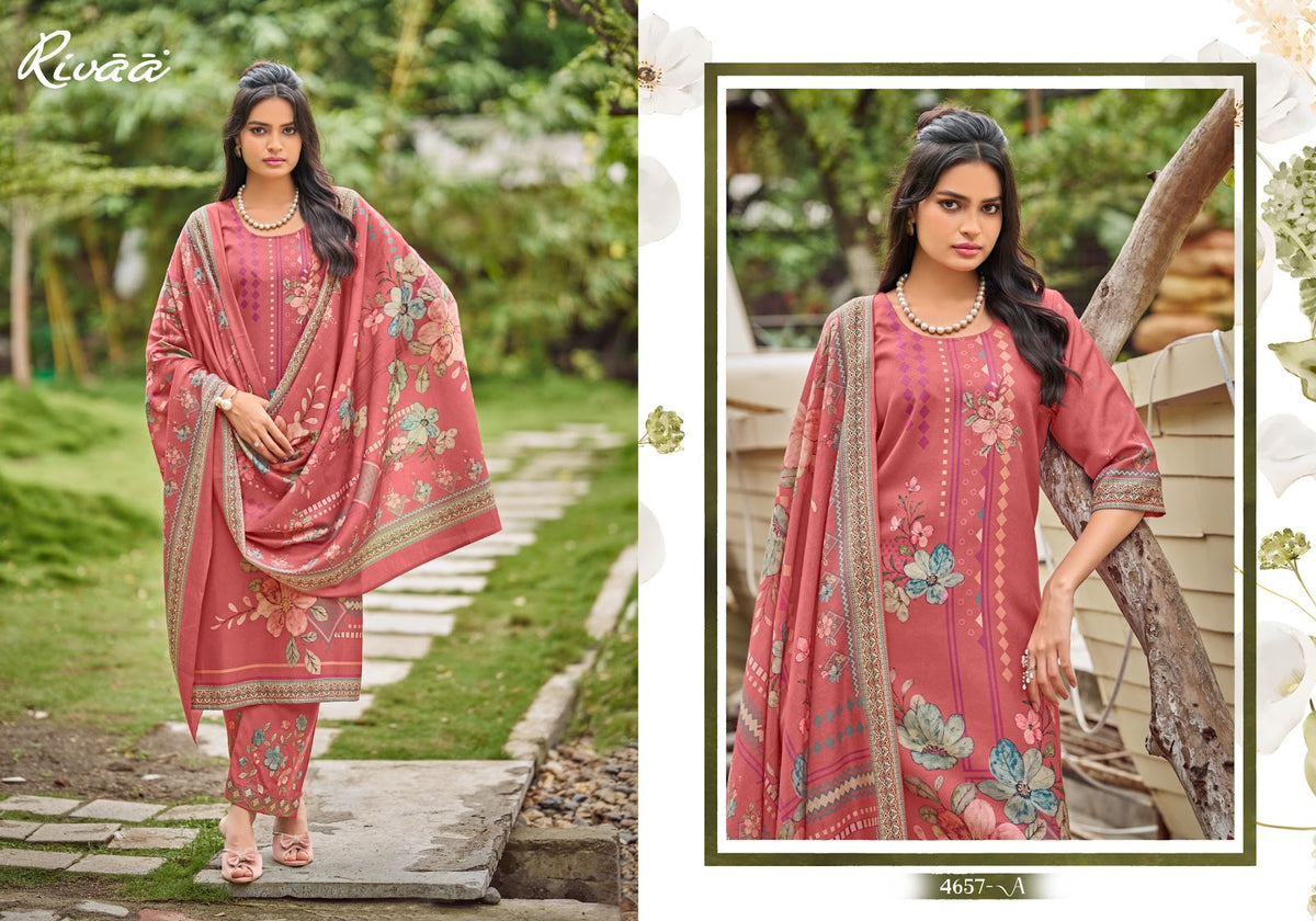Shrinki Rivaa Pashmina Suits Wholesale