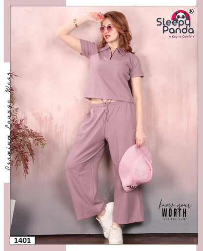 Shrishti 1401 Sleepy Panda Waffle Co Ord Set Supplier Ahmedabad